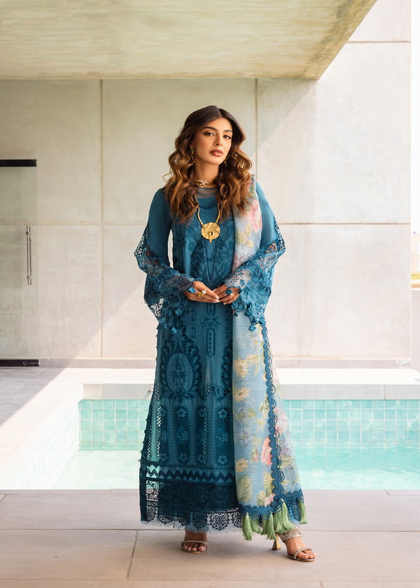 SAPPHIRE BY SAIRA RIZWAN | LUXURY FULL EMBROIDERED LAWN '25 | UNSTITCHED 3-PIECE SUIT