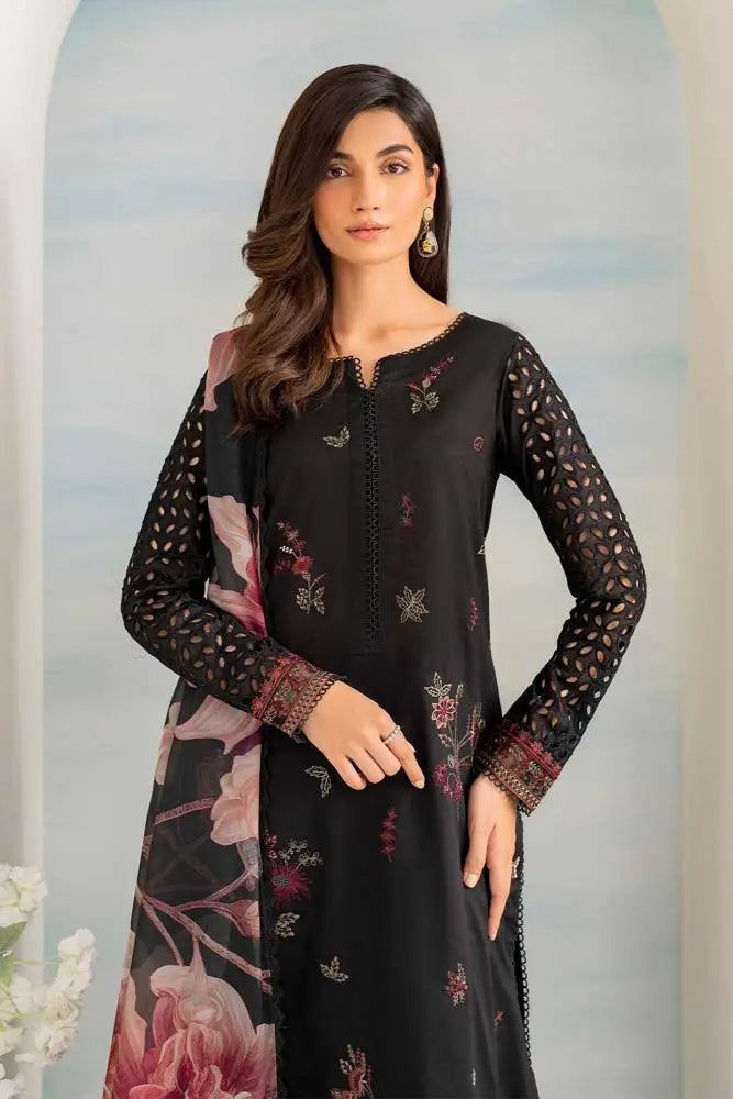 GUZEL BY IZNIK | MULTI THREAD EMBROIDERED LAWN | UNSTITCHED 3-PIECE SUIT | IGL-09 - SUMMER COLLECTION'2025