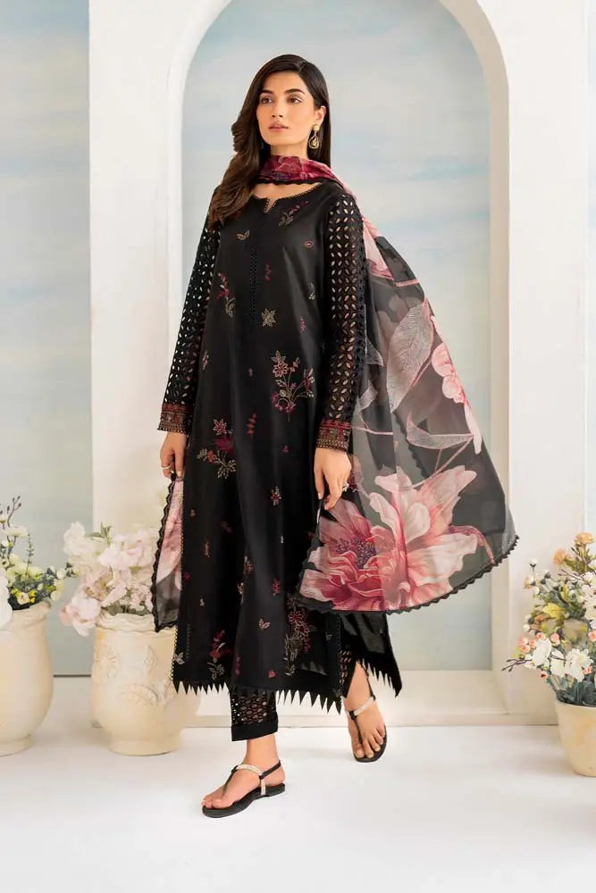 GUZEL BY IZNIK | MULTI THREAD EMBROIDERED LAWN | UNSTITCHED 3-PIECE SUIT | IGL-09 - SUMMER COLLECTION'2025