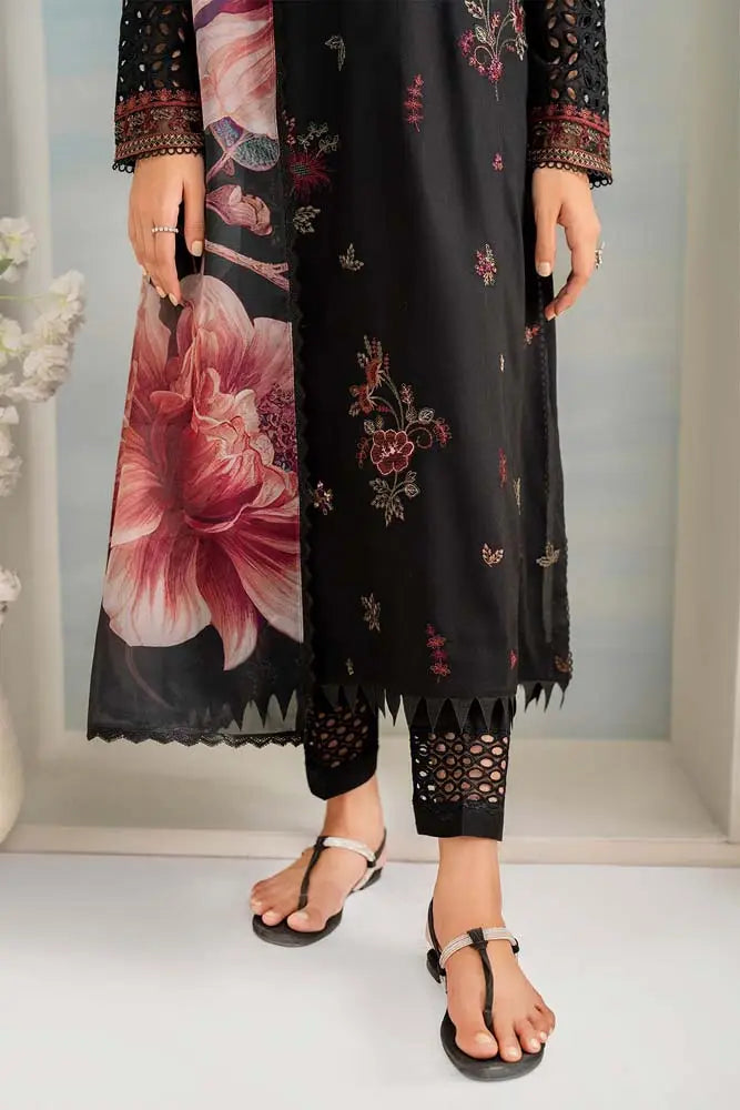 GUZEL BY IZNIK | MULTI THREAD EMBROIDERED LAWN | UNSTITCHED 3-PIECE SUIT | IGL-09 - SUMMER COLLECTION'2025