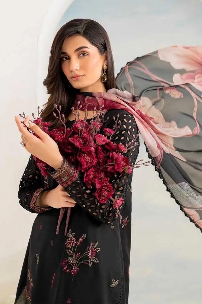 GUZEL BY IZNIK | MULTI THREAD EMBROIDERED LAWN | UNSTITCHED 3-PIECE SUIT | IGL-09 - SUMMER COLLECTION'2025