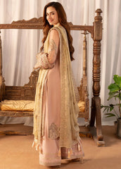 NOOR JAHAN BY IMROZIA | BRIDAL DRESS | PREMIUM HAND EMBELLISHMENT EMBROIDERED CHIFFON DRESS | UNSTITCHED 3-PIECE SUIT | D-25-1-202-NIGAR