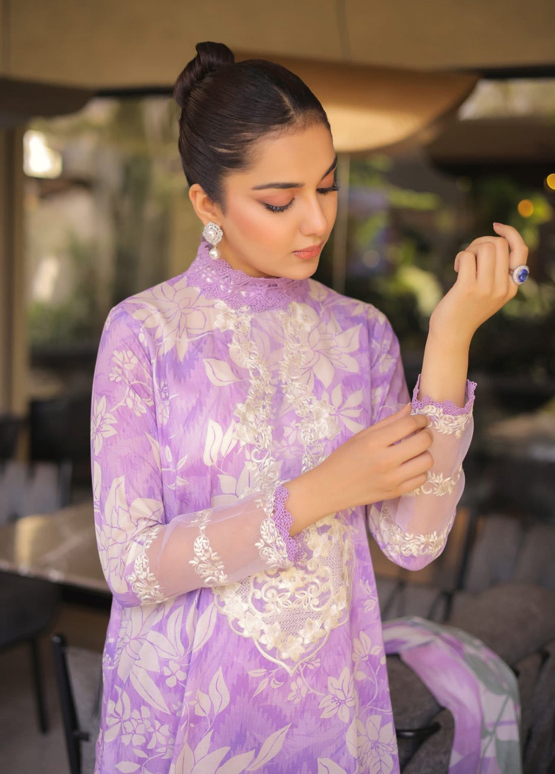 ANEELAS | LUXURY MULTI DIGITAL PRINTED LAWN WITH HEAVY THREAD EMBROIDERED WORK | UNSTITCHED 3-PIECE SUIT | PR-03