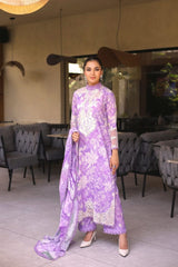 ANEELAS | LUXURY MULTI DIGITAL PRINTED LAWN WITH HEAVY THREAD EMBROIDERED WORK | UNSTITCHED 3-PIECE SUIT | PR-03