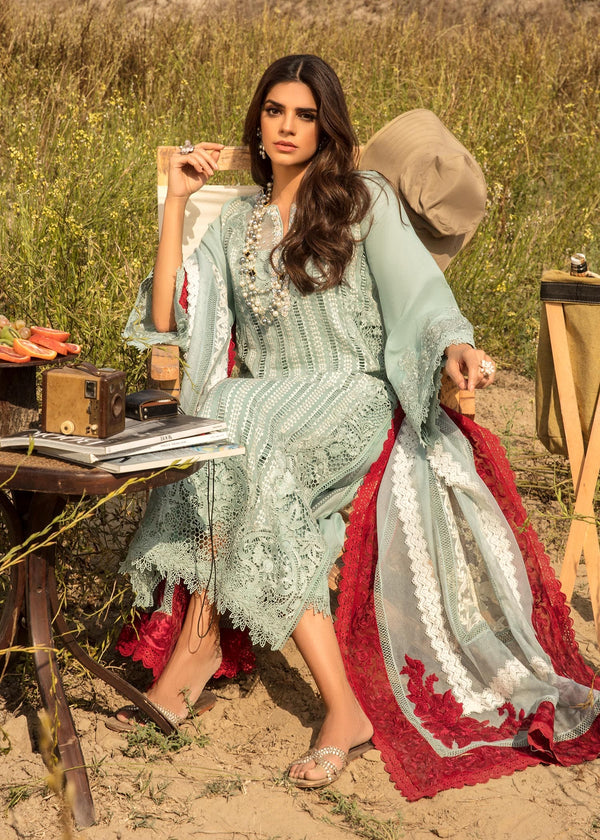 OPEL BY SAIRA SHAKIRA - LUXURY CHIKANKARI LAWN WITH EMBROIDERED COLLECTION - UNSTITCHED 3-PIECE SUIT