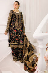DASTAN-E-JASHAN BY CHARIZMA | EXUDES A SENSE OF MODERN ROYALTY | PREMIUM HANDMADE EMBELLISHMENT EMBROIDERED SEQUENCE WORK CHIFFON SHIRT | UNSTITCHED 3-PIECE SUIT | DJ5-03