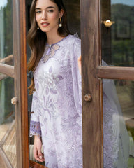 Mushq Purple Luxury Lawn Collection Replica