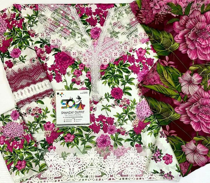 Maria B White Mprint Luxury Lawn Collection Replica