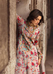 VASAL BY CHARIZMA | BEAUTIFULLY MULTI DIGITAL PRINTED CHIFFON DRESS WITH MULTI THREAD EMBROIDERED SEQUENCE WORK | UNSTITCHED 3-PIECE SUIT | VSL25-08