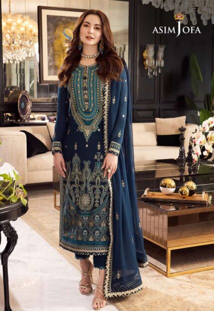 Asim Jofa New Embroidered Dress